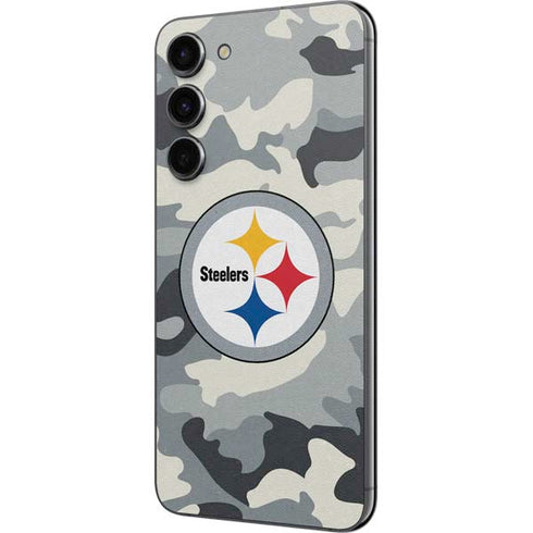 NFL Pittsburgh Steelers Camo Galaxy S23 Plus Skin