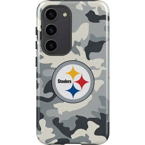 NFL Pittsburgh Steelers Camo Galaxy S23 Pro Case