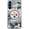 NFL Pittsburgh Steelers Camo Galaxy S24 Clear Case