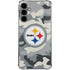 NFL Pittsburgh Steelers Camo Galaxy S24 Plus Clear Case