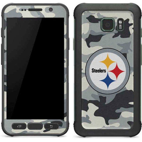 NFL Pittsburgh Steelers Camo Galaxy S7 Active Skin