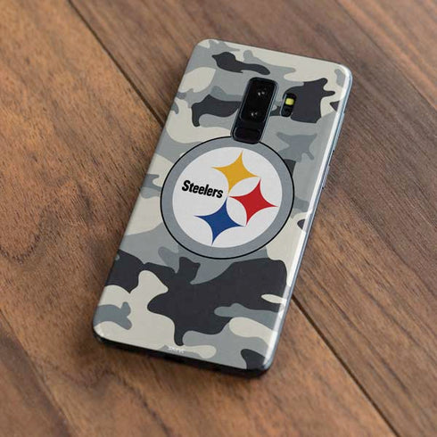 NFL Pittsburgh Steelers Camo Galaxy S9 Plus Skin