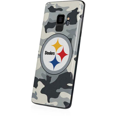 NFL Pittsburgh Steelers Camo Galaxy S9 Skin