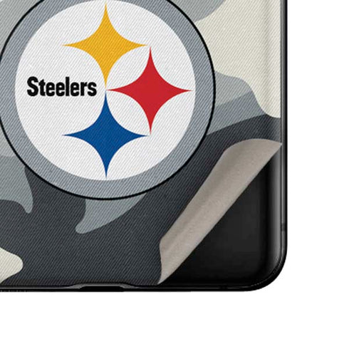 NFL Pittsburgh Steelers Camo Galaxy Z Flip Skin