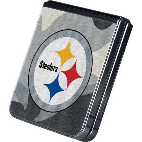 NFL Pittsburgh Steelers Camo Galaxy Z Flip5 5G Skin