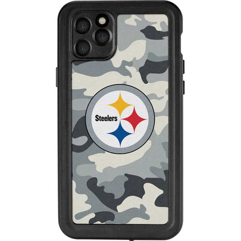 NFL Pittsburgh Steelers Camo iPhone 11 Pro Max Waterproof Case