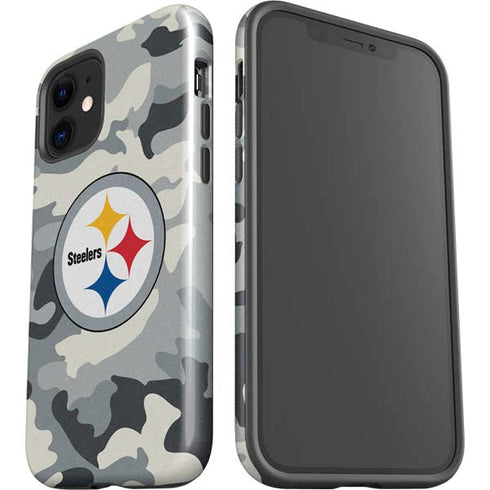 NFL Pittsburgh Steelers Camo iPhone 12 Impact Case