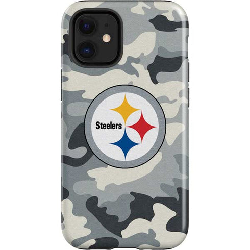 NFL Pittsburgh Steelers Camo iPhone 12 Mini Impact Case