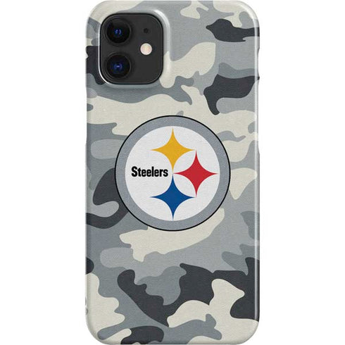 NFL Pittsburgh Steelers Camo iPhone 12 Mini Lite Case