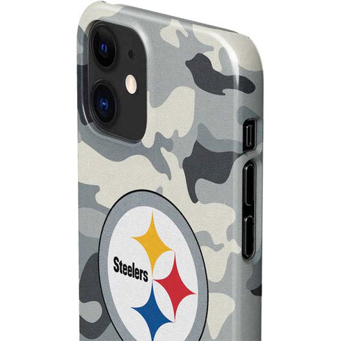 NFL Pittsburgh Steelers Camo iPhone 12 Mini Lite Case