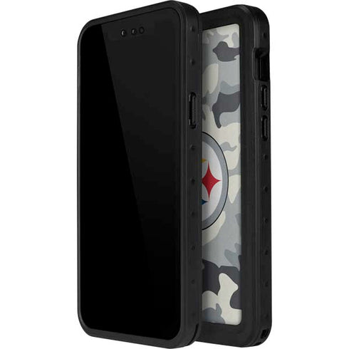 NFL Pittsburgh Steelers Camo iPhone 12 Pro Max Waterproof Case