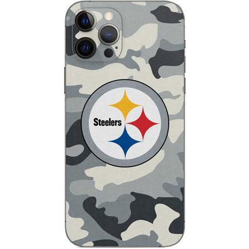 NFL Pittsburgh Steelers Camo iPhone 12 Pro Skin