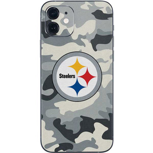 NFL Pittsburgh Steelers Camo iPhone 12 Skin