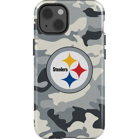 NFL Pittsburgh Steelers Camo iPhone 13 Impact Case