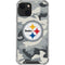 NFL Pittsburgh Steelers Camo iPhone 13 Mini Clear Case