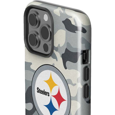 NFL Pittsburgh Steelers Camo iPhone 13 Pro Max Impact Case