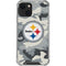 NFL Pittsburgh Steelers Camo iPhone 14 Clear Case