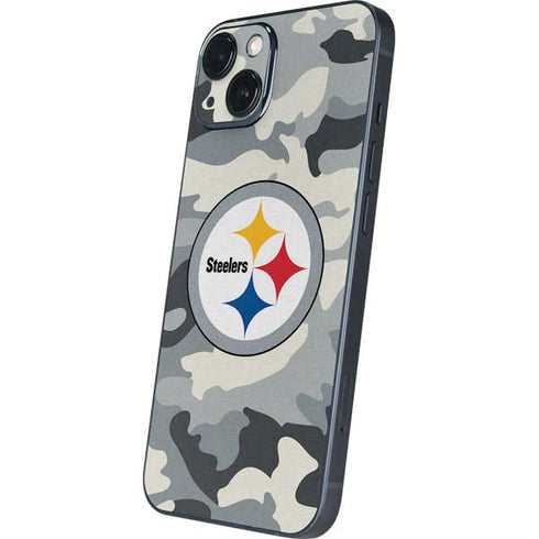 NFL Pittsburgh Steelers Camo iPhone 14 Plus Skin