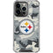 NFL Pittsburgh Steelers Camo iPhone 14 Pro Clear Case