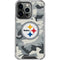 NFL Pittsburgh Steelers Camo iPhone 15 Pro Clear Case
