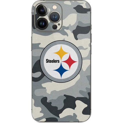 NFL Pittsburgh Steelers Camo iPhone 14 Pro Max Skin