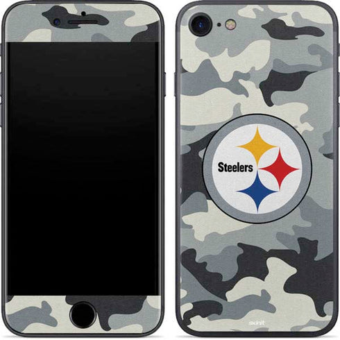 NFL Pittsburgh Steelers Camo iPhone SE (2nd & 3rd Gen) Skin