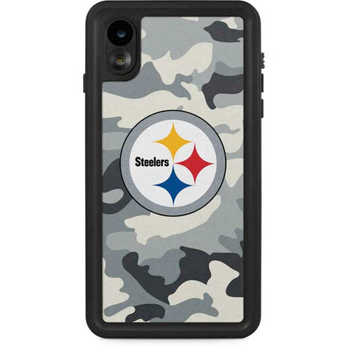 NFL Pittsburgh Steelers Camo iPhone XR Waterproof Case