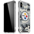 NFL Pittsburgh Steelers Camo iPhone XS Max Clear Case