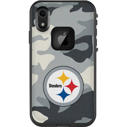 NFL Pittsburgh Steelers Camo LifeProof Fre iPhone Skin