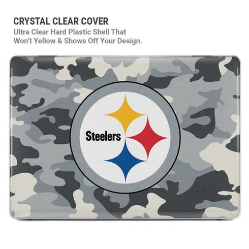 NFL Pittsburgh Steelers Camo MacBook Pro 16in (2021-25) Case plus Skin