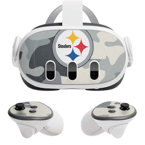 NFL Pittsburgh Steelers Camo Meta Quest 3 Skin