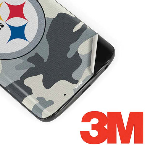 NFL Pittsburgh Steelers Camo Moto G6 Skin