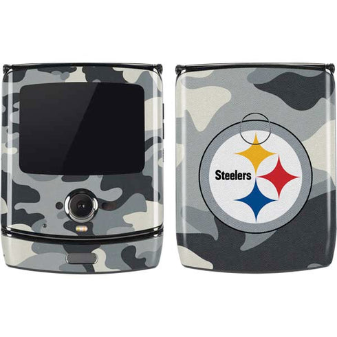 NFL Pittsburgh Steelers Camo Motorola RAZR Skin