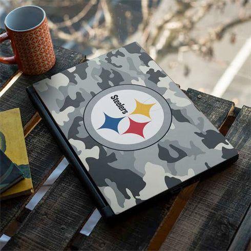 NFL Pittsburgh Steelers Camo MSI GS65 Stealth Laptop Skin