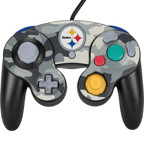 NFL Pittsburgh Steelers Camo Nintendo GameCube Controller Skin