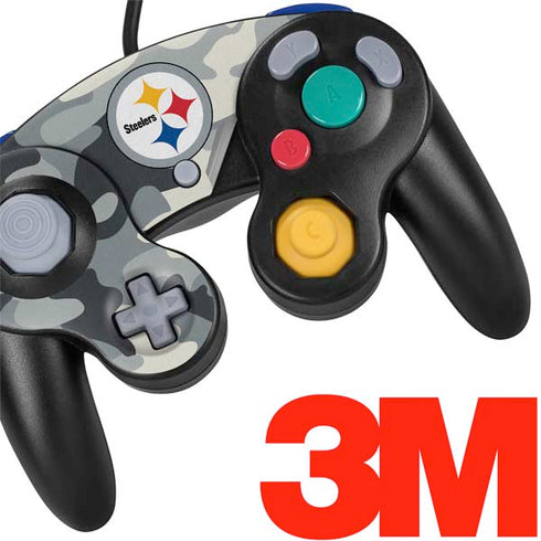 NFL Pittsburgh Steelers Camo Nintendo GameCube Controller Skin