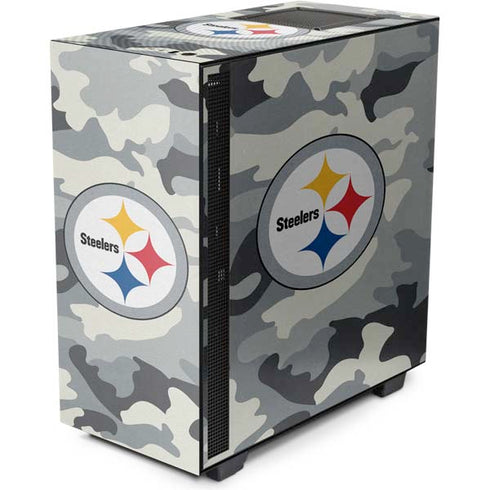 NFL Pittsburgh Steelers Camo NZXT H510 Compact ATX Mid-Tower Case Skin