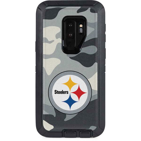 NFL Pittsburgh Steelers Camo Otterbox Defender Galaxy Skin