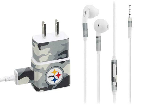 NFL Pittsburgh Steelers Camo Phone Charger Skin