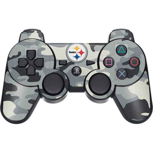 NFL Pittsburgh Steelers Camo PS3 Dual Shock wireless controller Skin