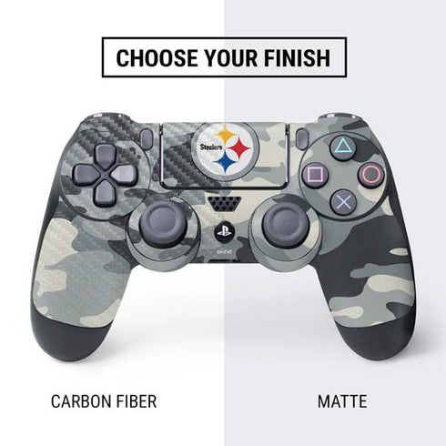NFL Pittsburgh Steelers Camo PS4 Controller Skin