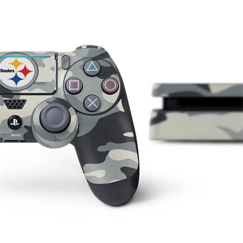 NFL Pittsburgh Steelers Camo PS4 Slim Bundle Skin