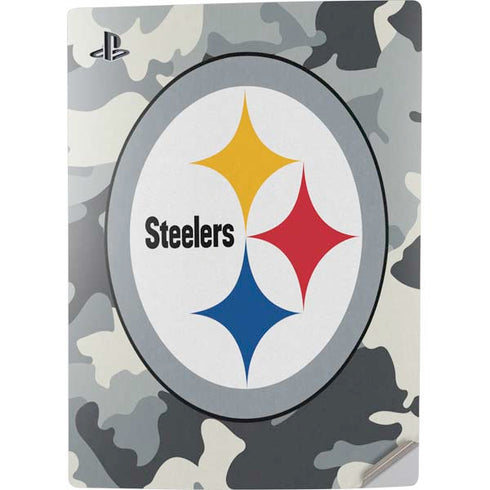 NFL Pittsburgh Steelers Camo PS5 Digital Edition Console Skin
