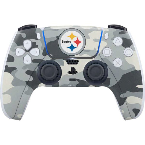 NFL Pittsburgh Steelers Camo PS5 Controller Skin