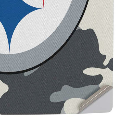 NFL Pittsburgh Steelers Camo PS5 Slim Disk Console Skin