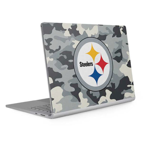 NFL Pittsburgh Steelers Camo Surface Book 2 15in Skin