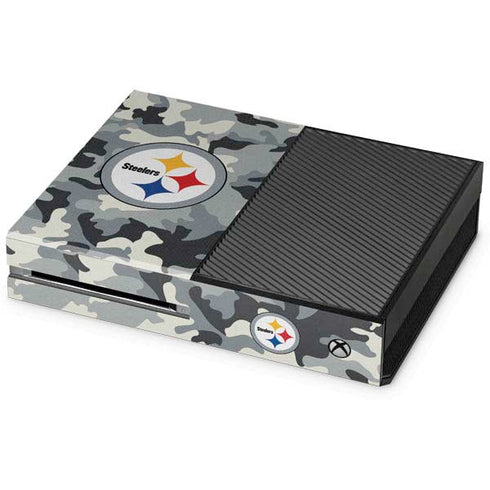 NFL Pittsburgh Steelers Camo Xbox One Console Skin