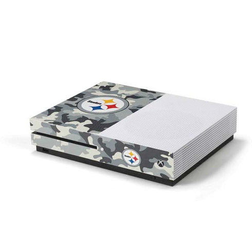 NFL Pittsburgh Steelers Camo Xbox One S Console Skin