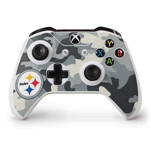 NFL Pittsburgh Steelers Camo Xbox One S Controller Skin