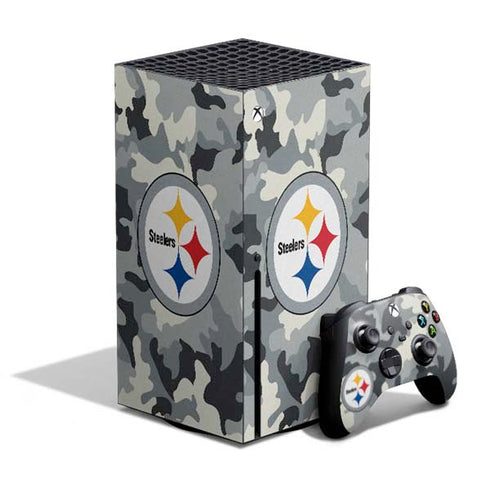 NFL Pittsburgh Steelers Camo Xbox Series X Bundle Skin